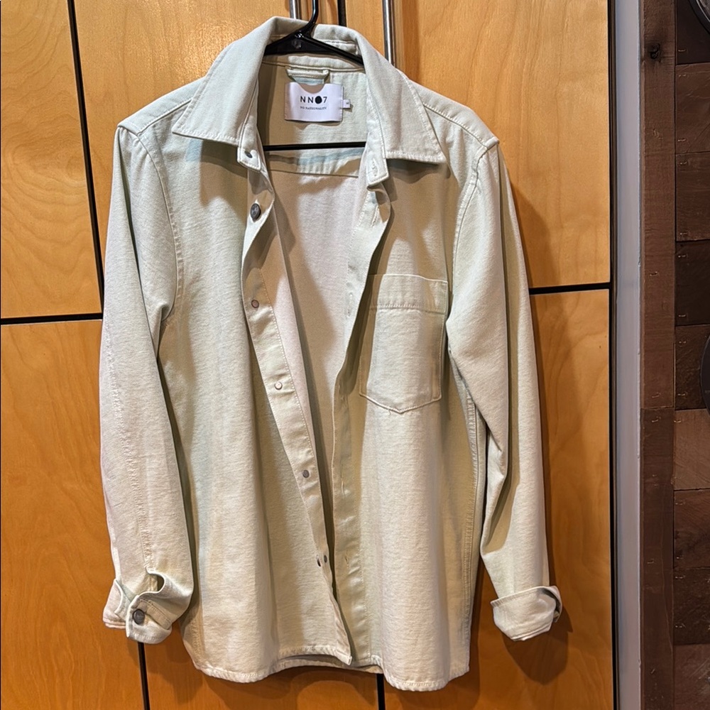 No Nationality NN.07 Mint shirt jacket